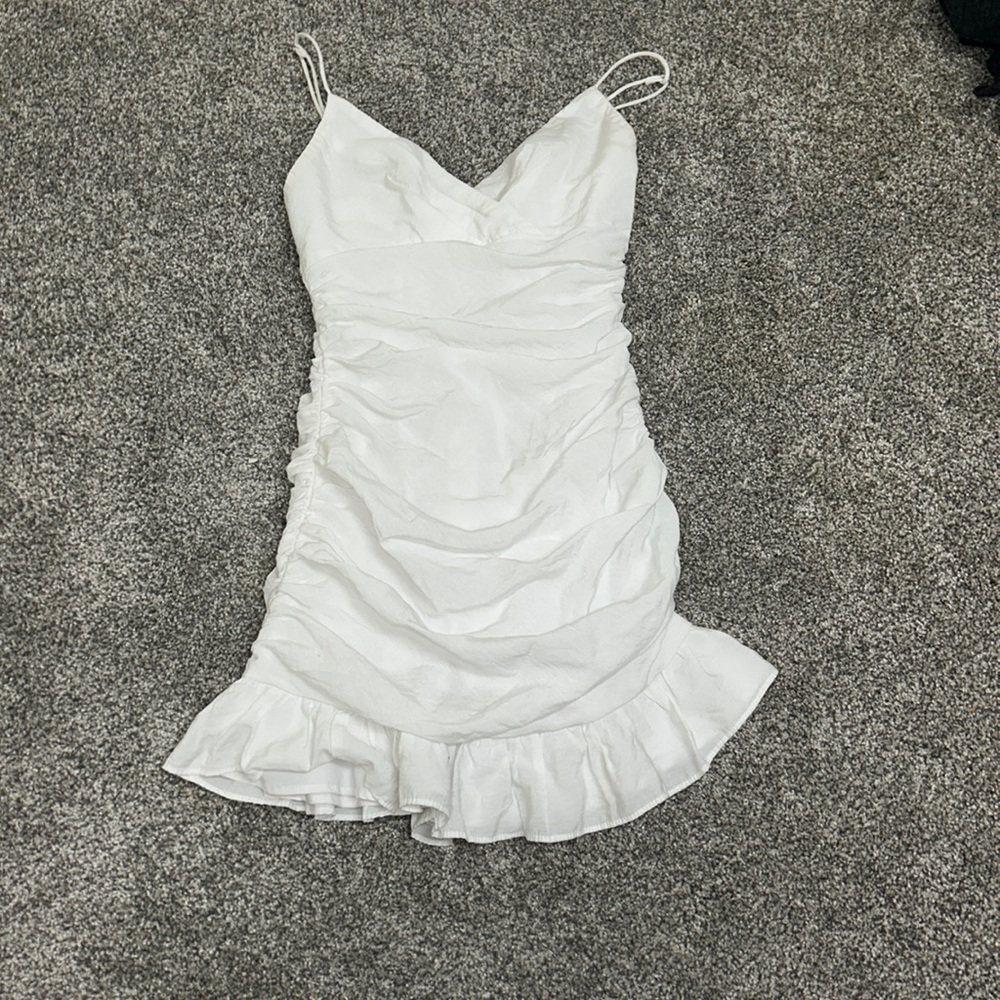 White small American threads dress